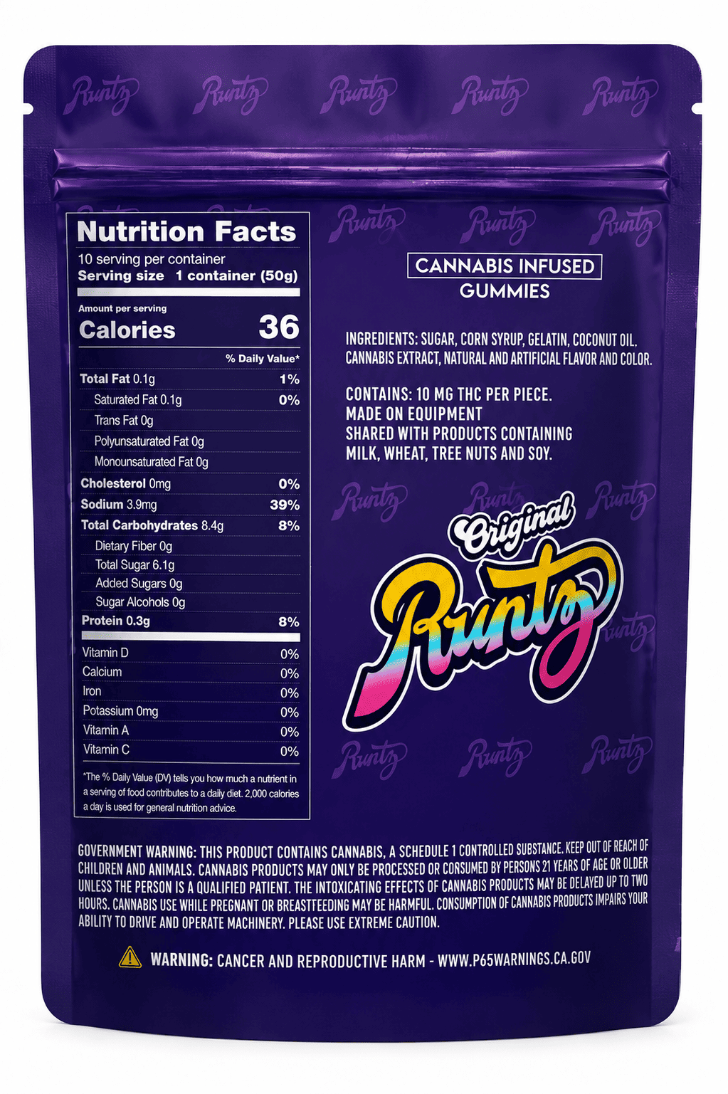 Runtz Gummies – Berries (500mg) - Image 2